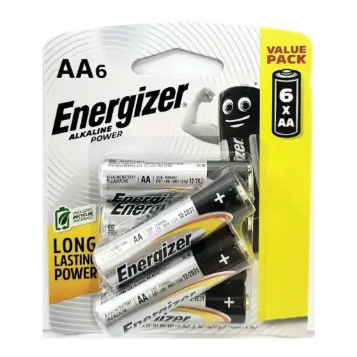 勁量Max鹼性電池 AA 6粒